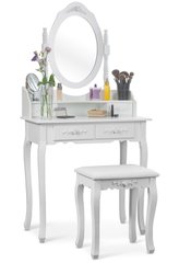 Косметический стол с зеркалом и стулом GLAMOUR
