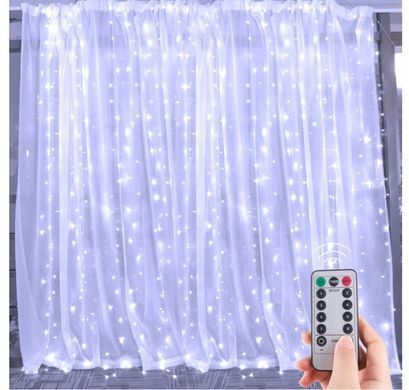 Гірлянда штора 300 LED 3x3 Б/Т