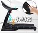 Електрична бігова доріжка Sapphire (3,5 км, до 150 кг, 18 км/год, Bluetooth, QI)