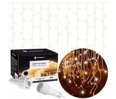 Гирлянда бахрома 14.5 м 300 LED Белый теплый + Flash