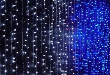 Новорічна гірлянда штора 200 LED 5 м