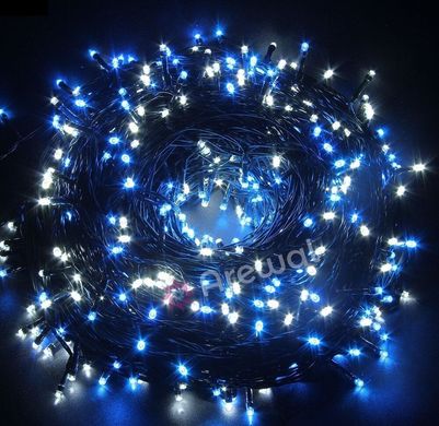Новогодняя гирлянда 200 LED, IP44, Длина 14 М, Белый холодный свет