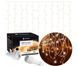Гирлянда бахрома 14.5 м 300 LED Белый теплый + Flash - 1