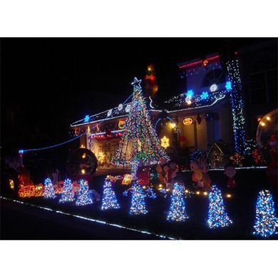 Новорічна гірлянда штора 600 LED 15 м