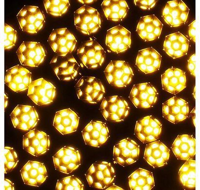 Гирлянда на батарейках 120 LED Теплый белый
