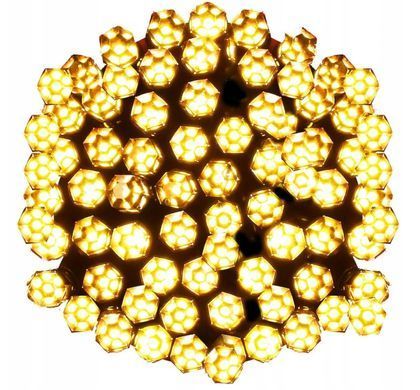 Гирлянда на батарейках 120 LED Теплый белый