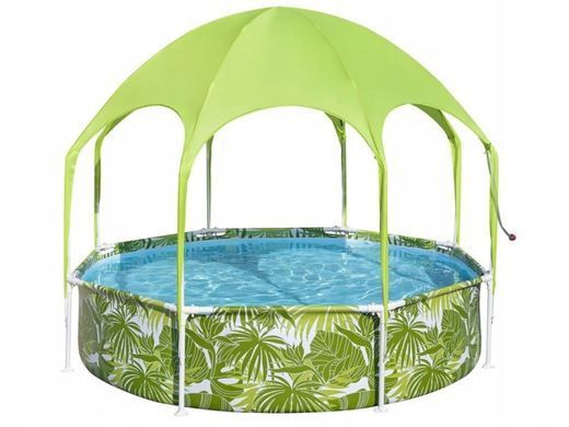 Каркасный бассейн Bestway Splash-In-Shade 244x51 см с навесом и распылителем