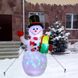 Надувний сніговик 150см LED