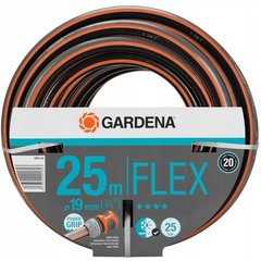 Садовый шланг Gardena Comfort Flex 3/4" 25 м, Оранжевый с черным, 25