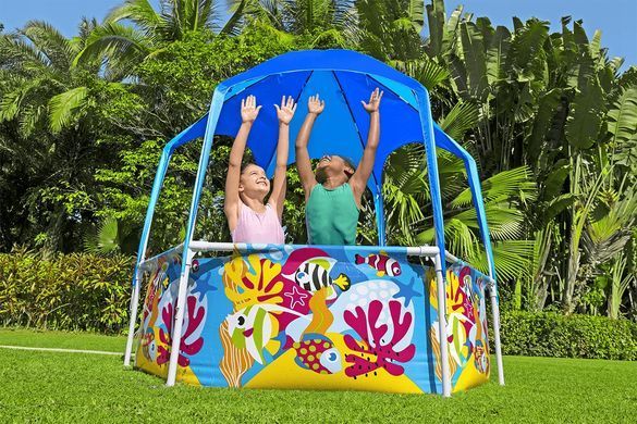 Каркасный бассейн с навесом Splash-in-Shade 183&times;51 см