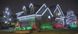 Новогодняя гирлянда Бахрома 300 LED, Белый холодный свет 14 м + Ночной датчик - 5