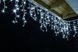 Новогодняя гирлянда Бахрома 300 LED, Белый холодный свет 14 м + Ночной датчик - 3