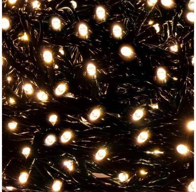 Гирлянда 1000 LED 52.5 м Белый теплый 8 режимов