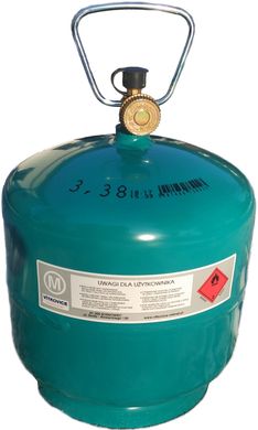 Газовый баллон 2 кг для газовой горелки ПРОПАН-БУТАН