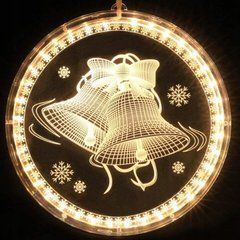 Новорічна 3D прикраса на присосці