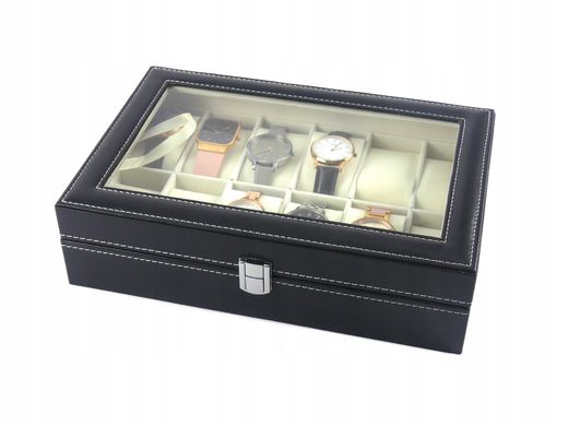 Коробка чохол органайзер коробка для годинника 12шт