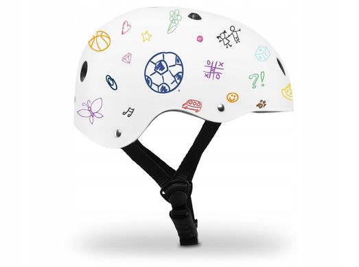 Дитячий велосипедний шолом Lionelo Helmet White, Білий