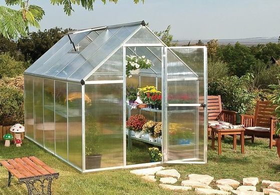 Садовая теплица из поликарбоната Silver Mythos 1,85 x 3,1 м Palram-Canopia