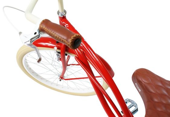 Городской велосипед RoyalBi Rosie рама 18,5 дюйма 26 красный, Красный, 18,5"