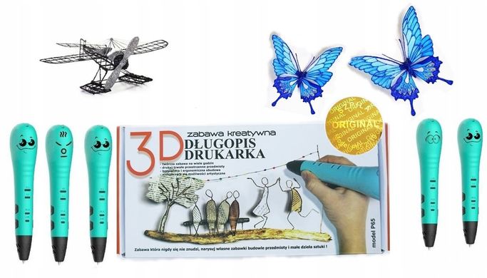3D ручка для дітей + картриджі