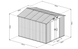 Металлический сарай для инструментов Helsinki 2,4x3 м StoreBoss антрацит