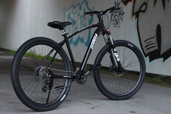 Алюмінієвий гірський велосипед 29" MTB, Черный, 19"