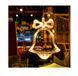 Гірлянда бахрома новорічні фігурки LED 8 режимів білий теплий 3.7 м - 4