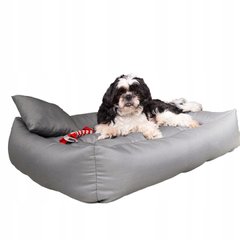 Lagram большой диван для собак XXL (120 см x 90 см), Cерый