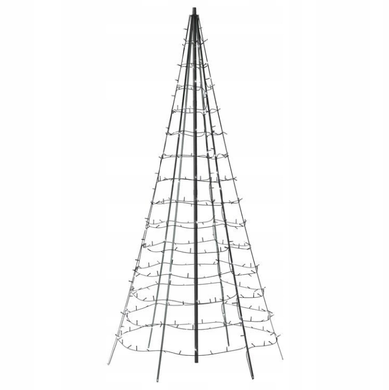 Светодиод Twinkly Light Tree 300 RGBW, черный столб, 2 м, IP44