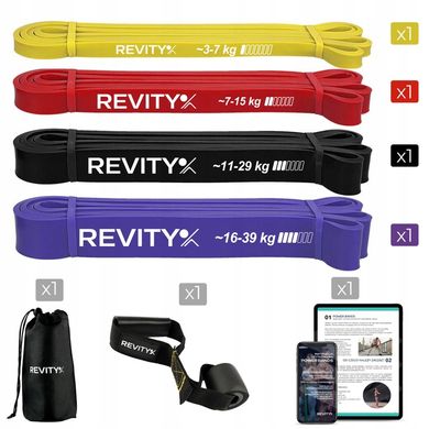 Эластичные ленты Revity 3-39 кг 4 шт.