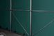 Гаражный павильон 6х18м - высота боковых стен 2,7м с воротами 4,1х2,9м, ПВХ 850, темно-зеленый - 7