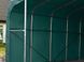 Гаражный павильон 6х18м - высота боковых стен 2,7м с воротами 4,1х2,9м, ПВХ 850, темно-зеленый - 5