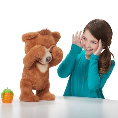 Интерактивный медвежонок Hasbro Cubby E4591, Коричневый
