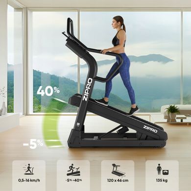Беговая дорожка с большим углом наклона Zipro Shred