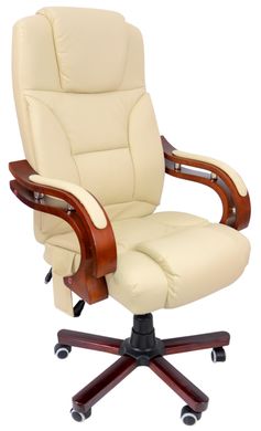Крісло з масажем Bonro Premier M-8005 Beige (42000007)