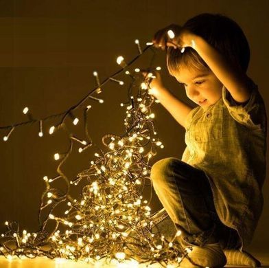 Новогодняя гирлянда 54 м 700 LED (Теплый белый цвет)
