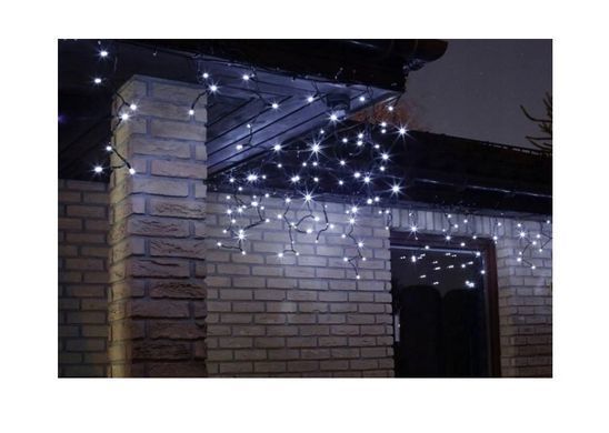 Гирлянда бахрома профессиональная 500 LED 23.5 м на толстом кабеле белый холодный
