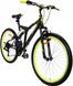 Велосипед Amigo Racer рама 16,5 дюйми 26 чорний, Жовтий, 16,5"