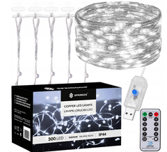 Гирлянда штора 300 LED 3x3 Белый холодний