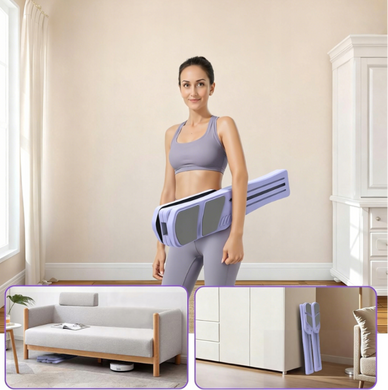 Набор для пилатеса Pilates Reformer 7в1, многофункциональная доска для тренировок, фиолетовый