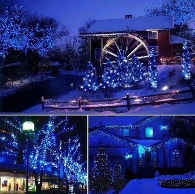 Новорічна гірлянда 54 м 700 LED (Синій колір)