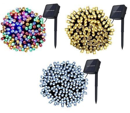 Новорічна гірлянда 30 LED, IP44, Довжина 5,7 М, Біле тепле світло