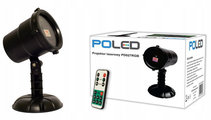 Лазерний проектор Poled 6 Вт IP65