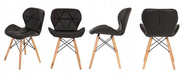 Комплект стульев для кухни и гостиной ModernHome 4 шт DC-005 BLACK