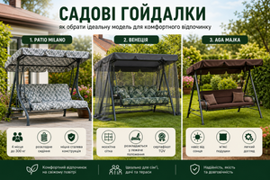 Садовые качели: как выбрать идеальную модель для комфортного отдыха