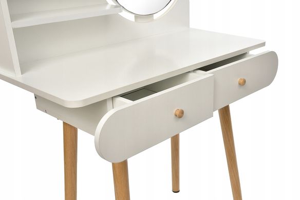 Скандинавський косметичний туалетний столик з дзеркалом SCANDI