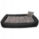 Lagram велике ліжко для собак XXL (120 см x 90 см), Чорний