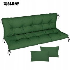 Подушка Ferocity 150 x 50 x 10 однотонна (декор сидіння та спинка), Зелений