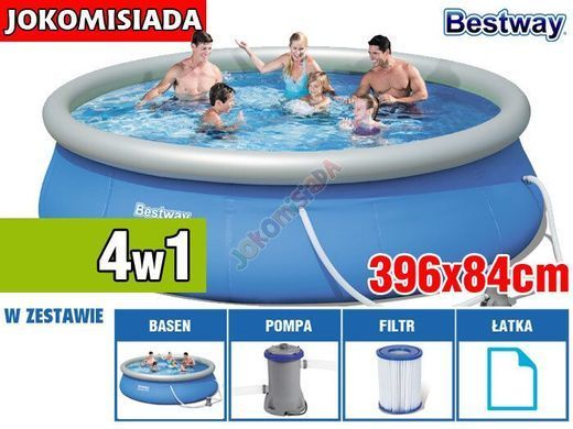 Бассейн надувной BESTWAY 396х84 см