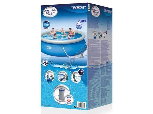 Бассейн надувной BESTWAY 396х84 см
